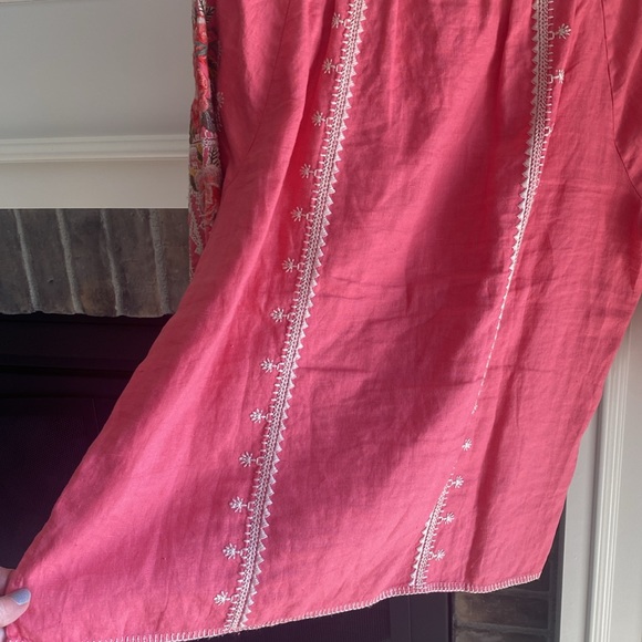 NWT Johnny Was Paola Peasant Tie Blouse in Size M - Picture 9 of 13